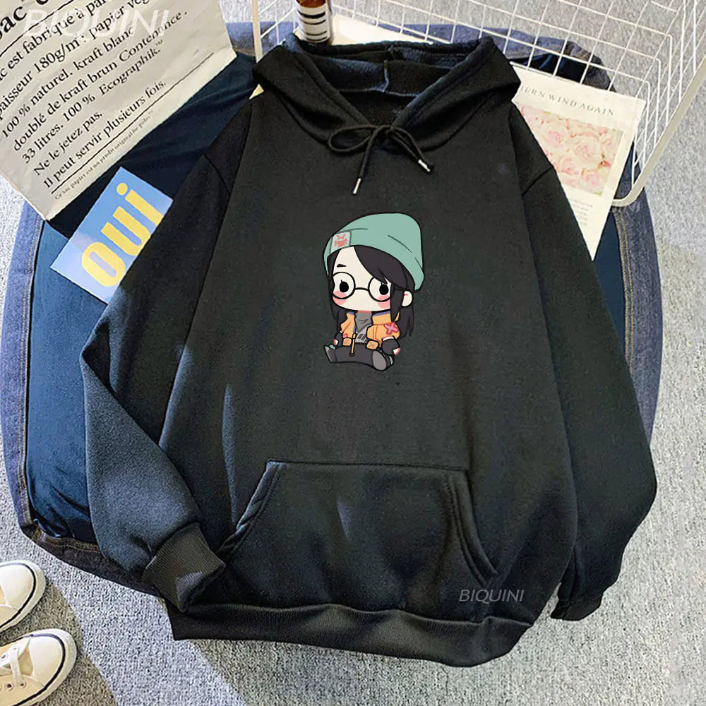 NEXT STREET Valorant Oversized Hoodie