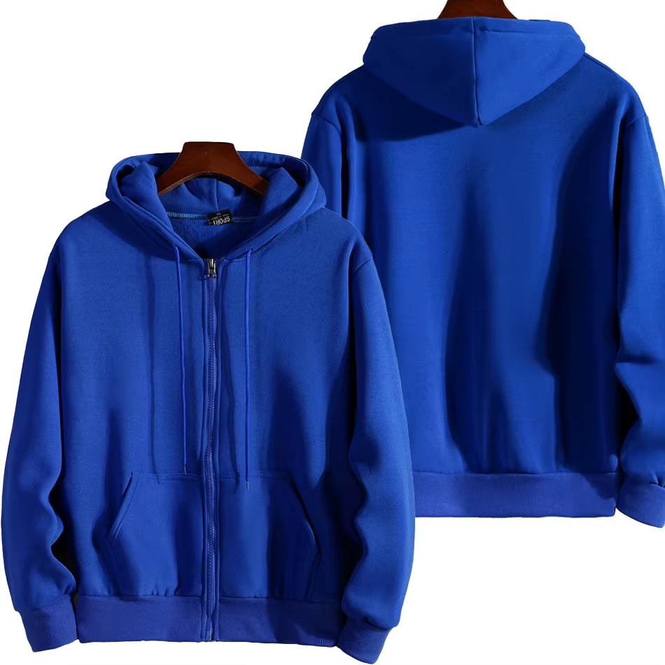 NEXT STREET Royal Zip-Up Hoodie