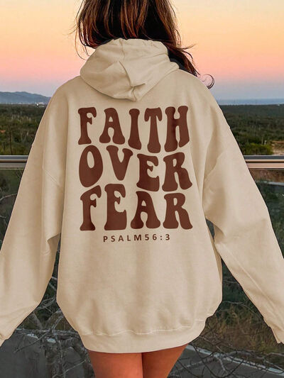 NEXT STREET Faith Over Fear Hoodie