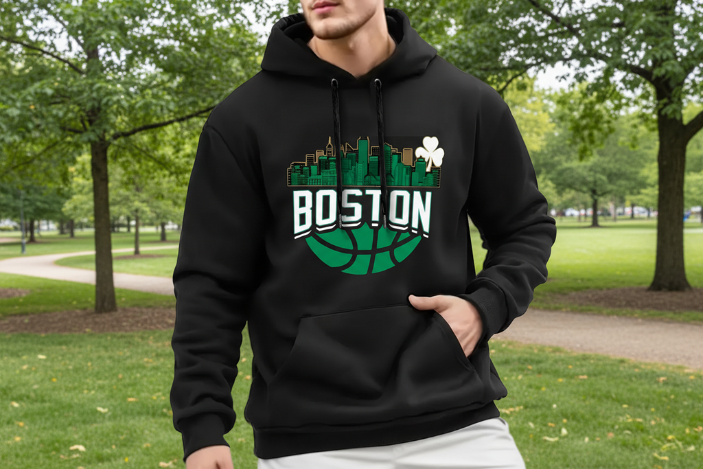 NEXT STREET Geometric Fade Hoodie