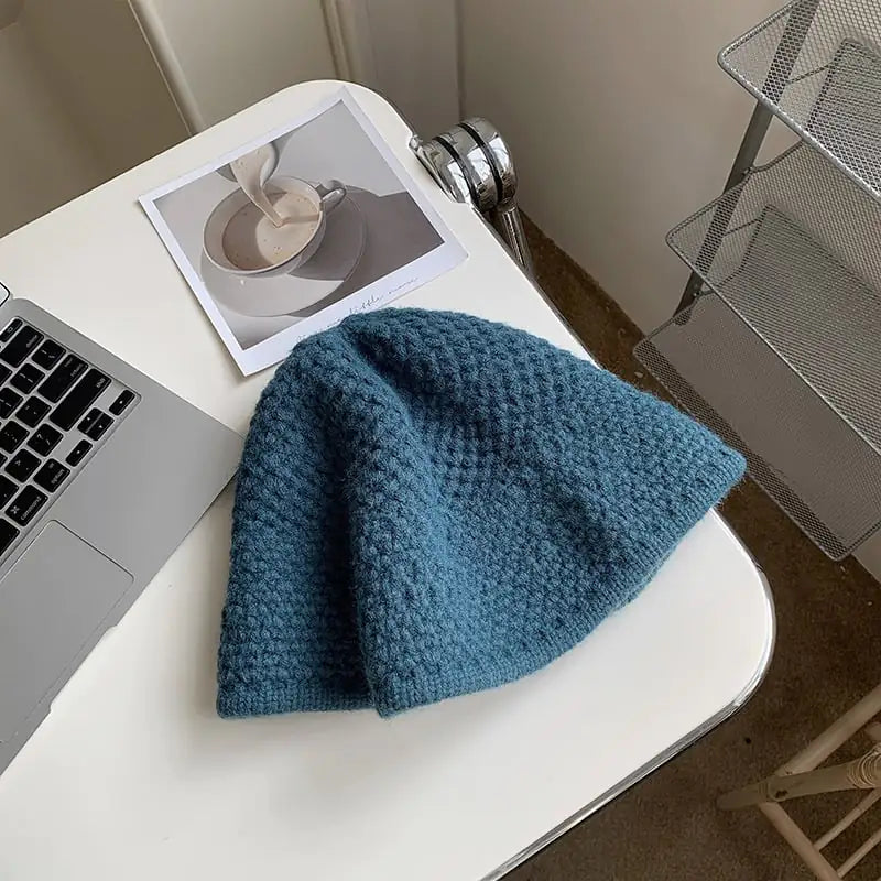 NEXT STREET Dome Knit Wool Bucket Hat