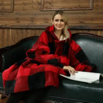 NEXT STREET Thermal Flannel Hoodie