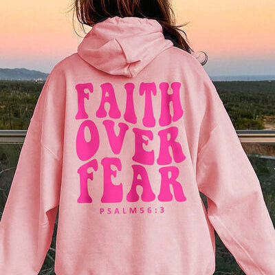 NEXT STREET Faith Over Fear Hoodie