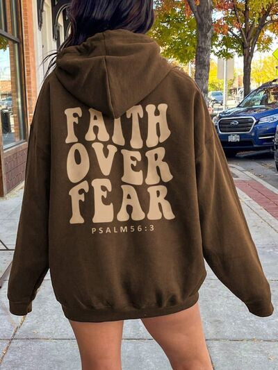 NEXT STREET Faith Over Fear Hoodie