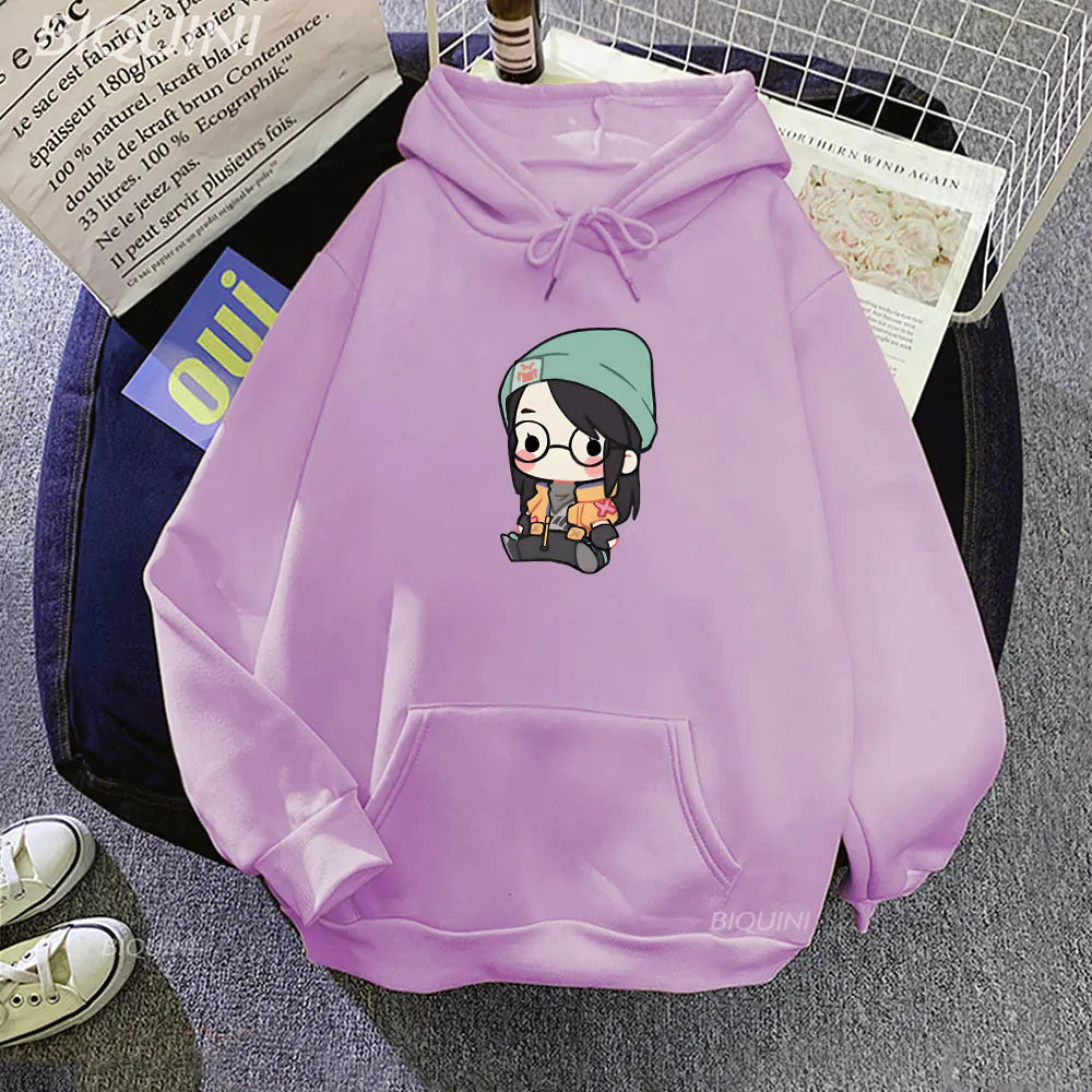 NEXT STREET Valorant Oversized Hoodie