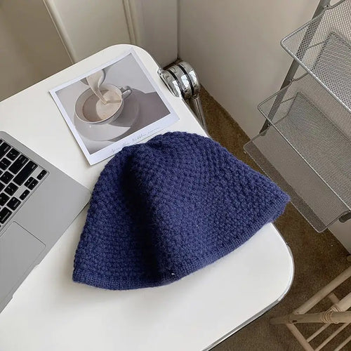 NEXT STREET Dome Knit Wool Bucket Hat