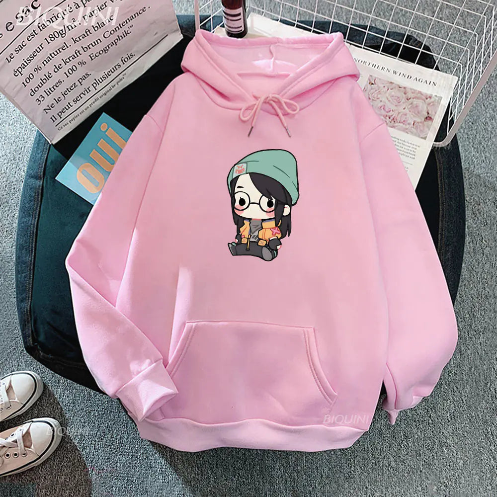 NEXT STREET Valorant Oversized Hoodie
