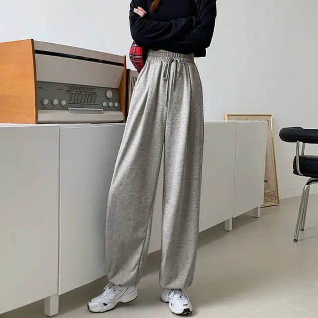 NEXT STREET Milk Silk High-Waist Jogging Pant