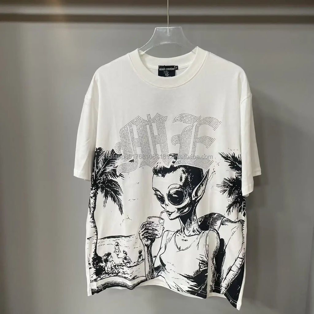 NEXT STREET Mixed Emotions Oversized TEE