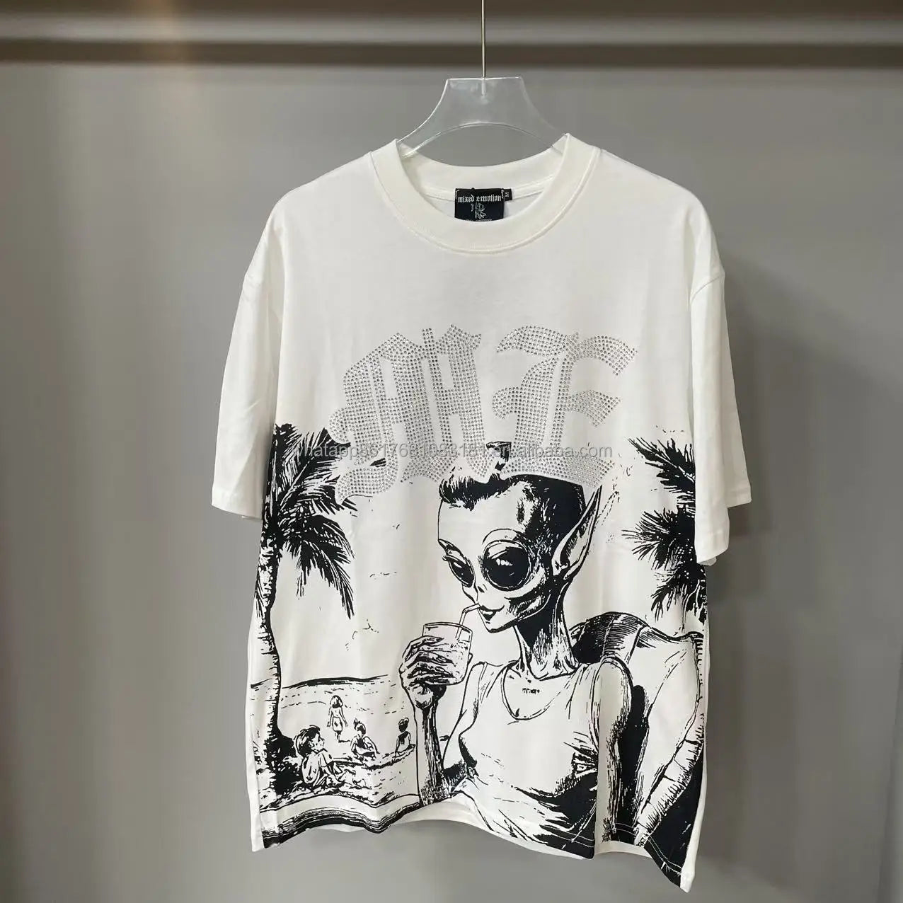 NEXT STREET Mixed Emotions Oversized TEE