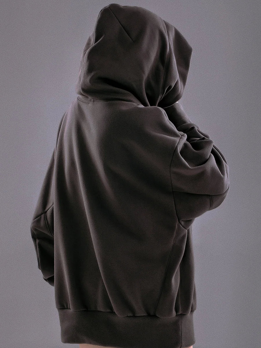 NEXT STREET Harajuku High Collar Hoodie