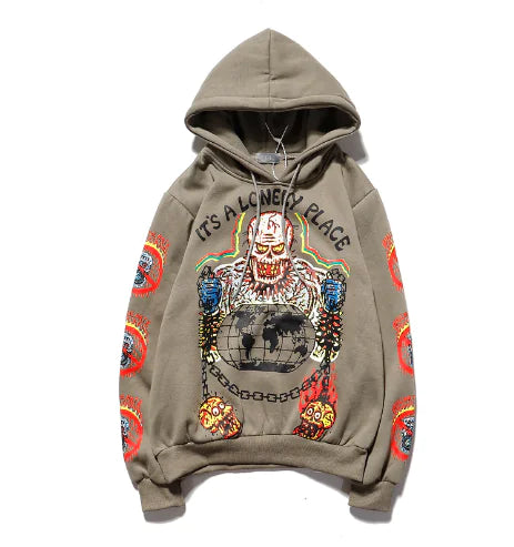 NEXT STREET Pulse High-Collar Hoodie