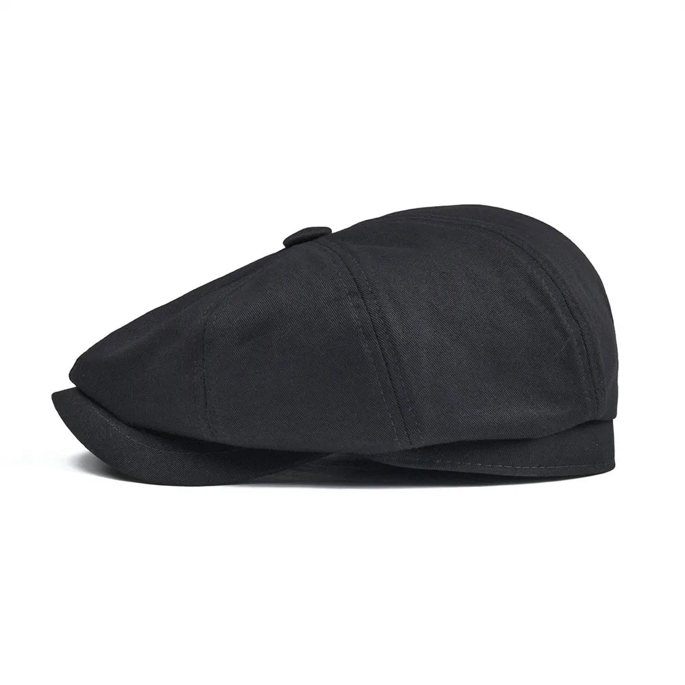 NEXT STREET Twill Retro Newsboy Hat 003