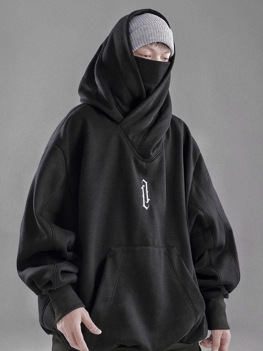 NEXT STREET Harajuku High Collar Hoodie