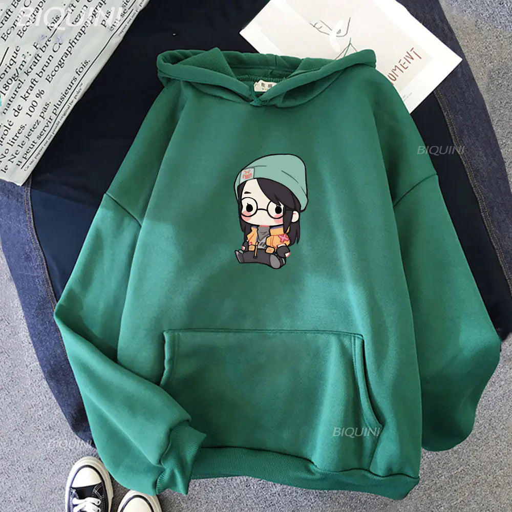 NEXT STREET Valorant Oversized Hoodie
