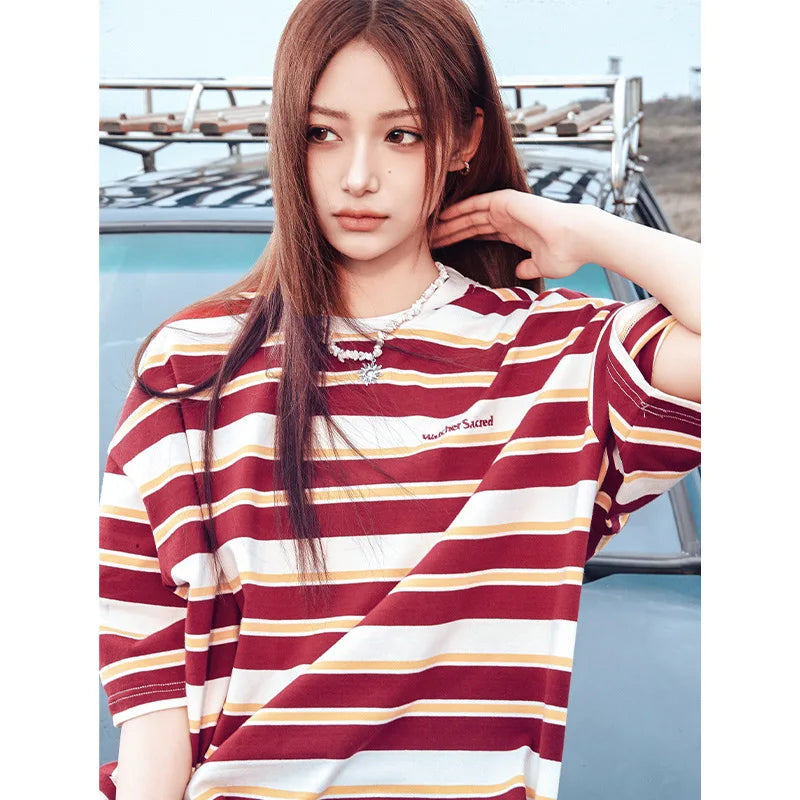 NEXT STREET Neo-Stripe TEE