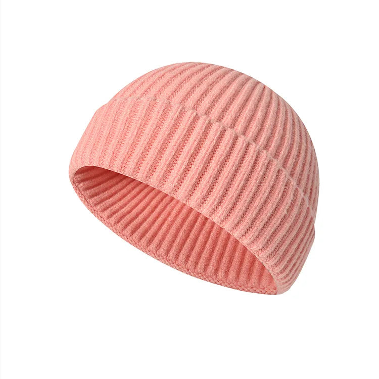NEXT STREET Solid Knit Hip Hop Cap