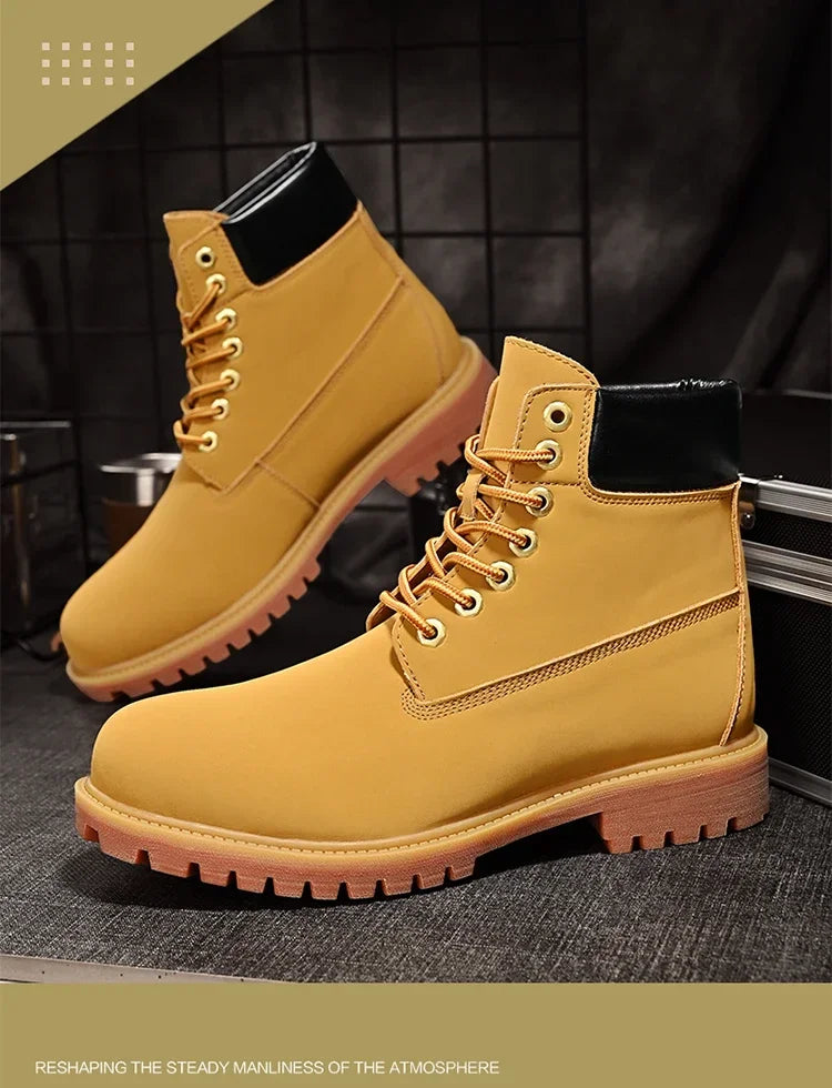 NEXT STREET Handmade Leather Work Boots