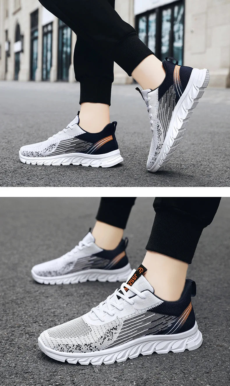 NEXT STREET Aero-Weave Knit Sneakers