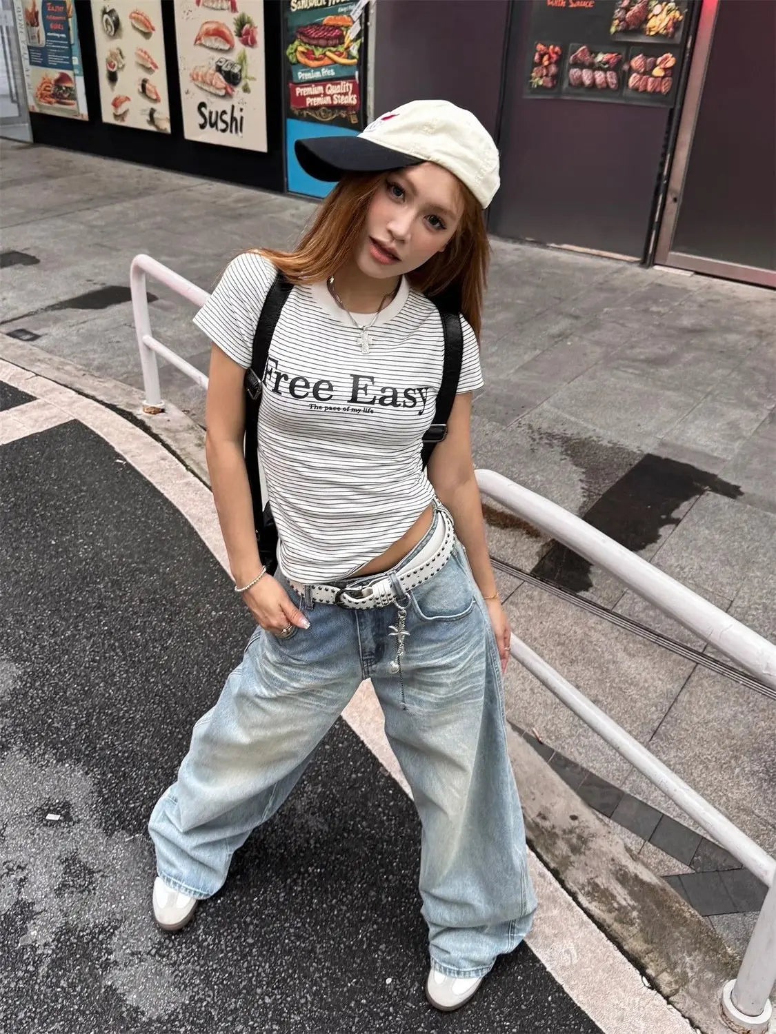 NEXT STREET Vintage Wide-Leg Jeans