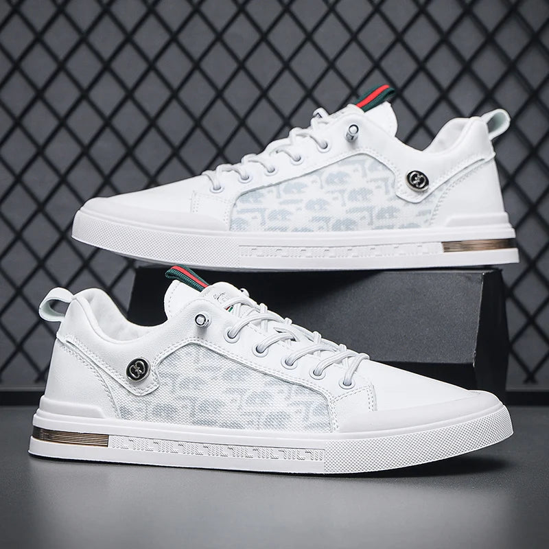 NEXT STREET White Flux Skate Sneakers