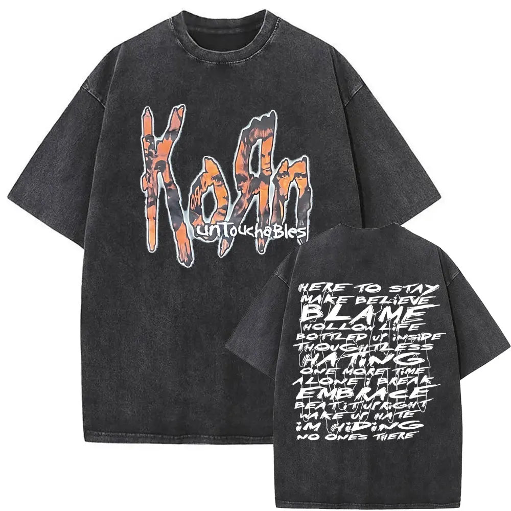 NEXT STREET Vintage Korn Graphic TEE