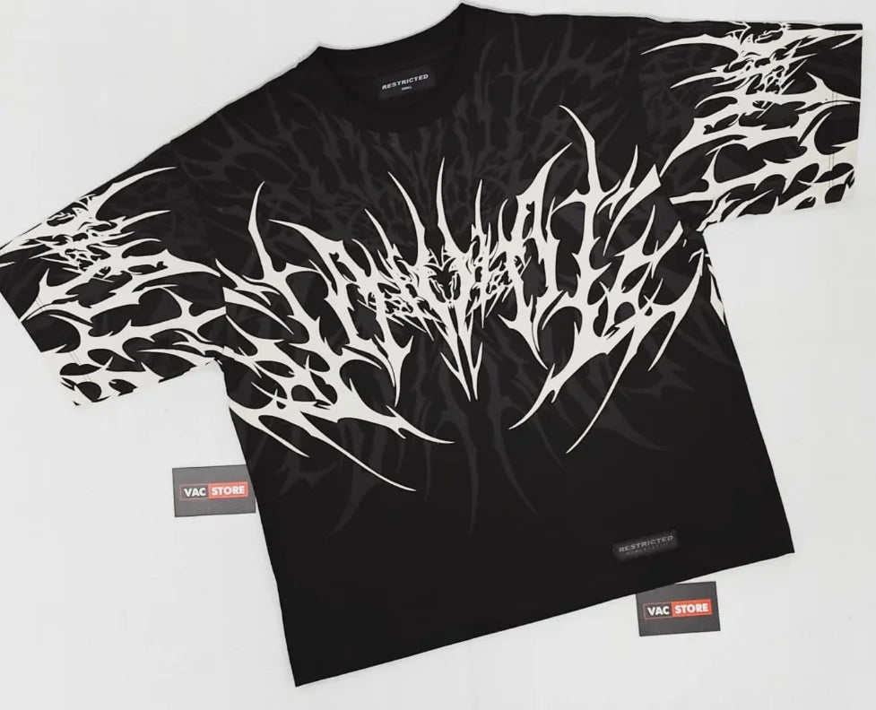 NEXT STREET Thorn Texture Y2K TEE