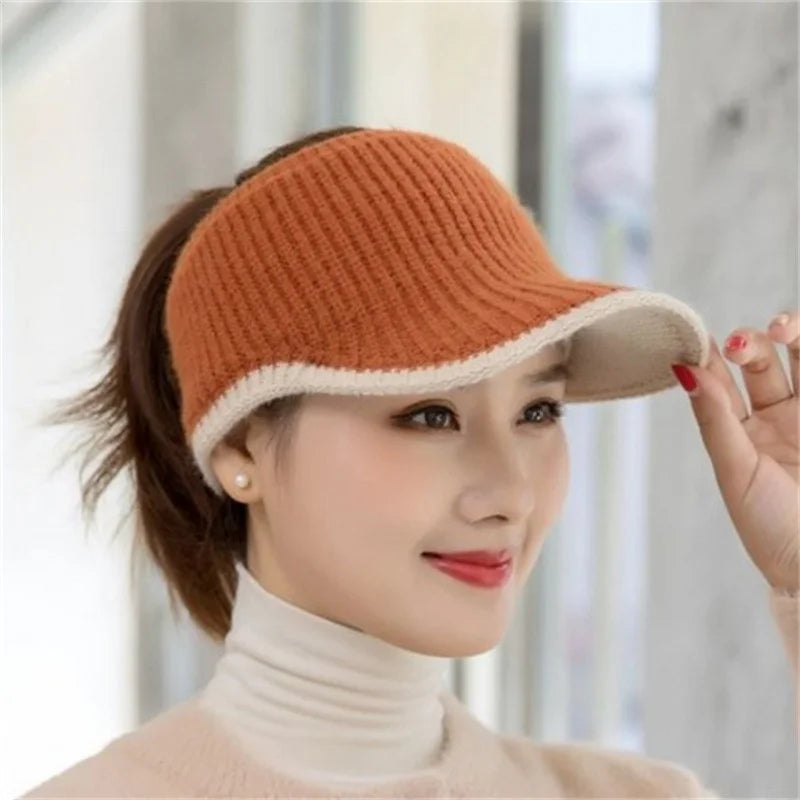 NEXT STREET Thermal Visor Knit Cap Hat