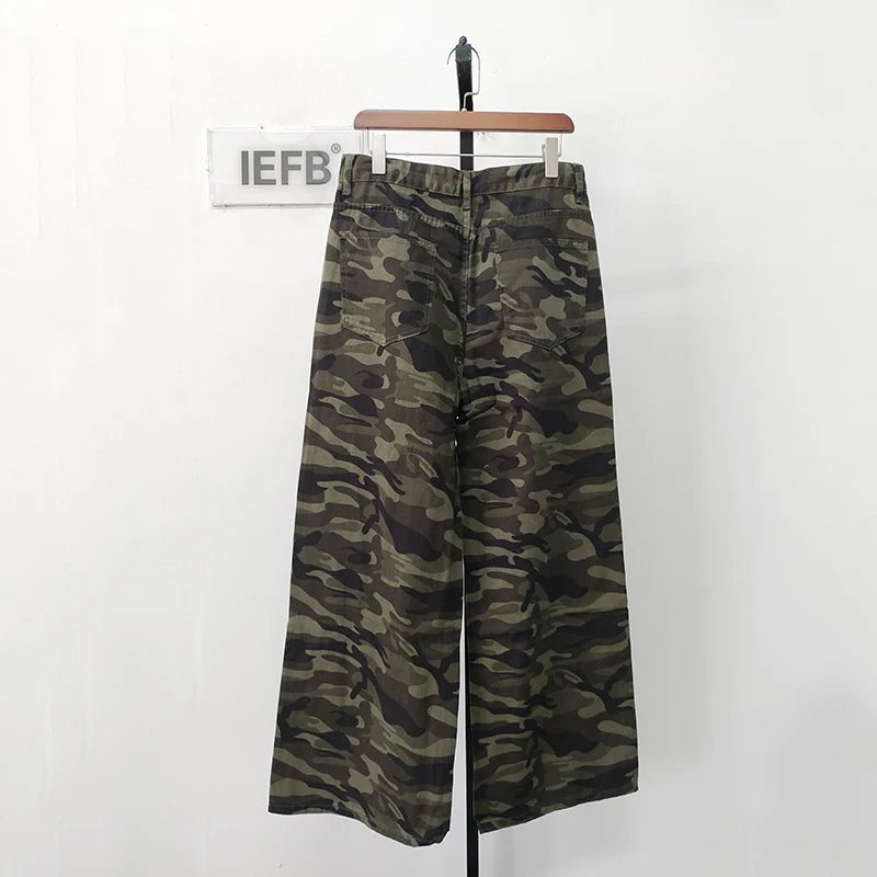 NEXT STREET Vintage Camo Wide-Leg Jeans