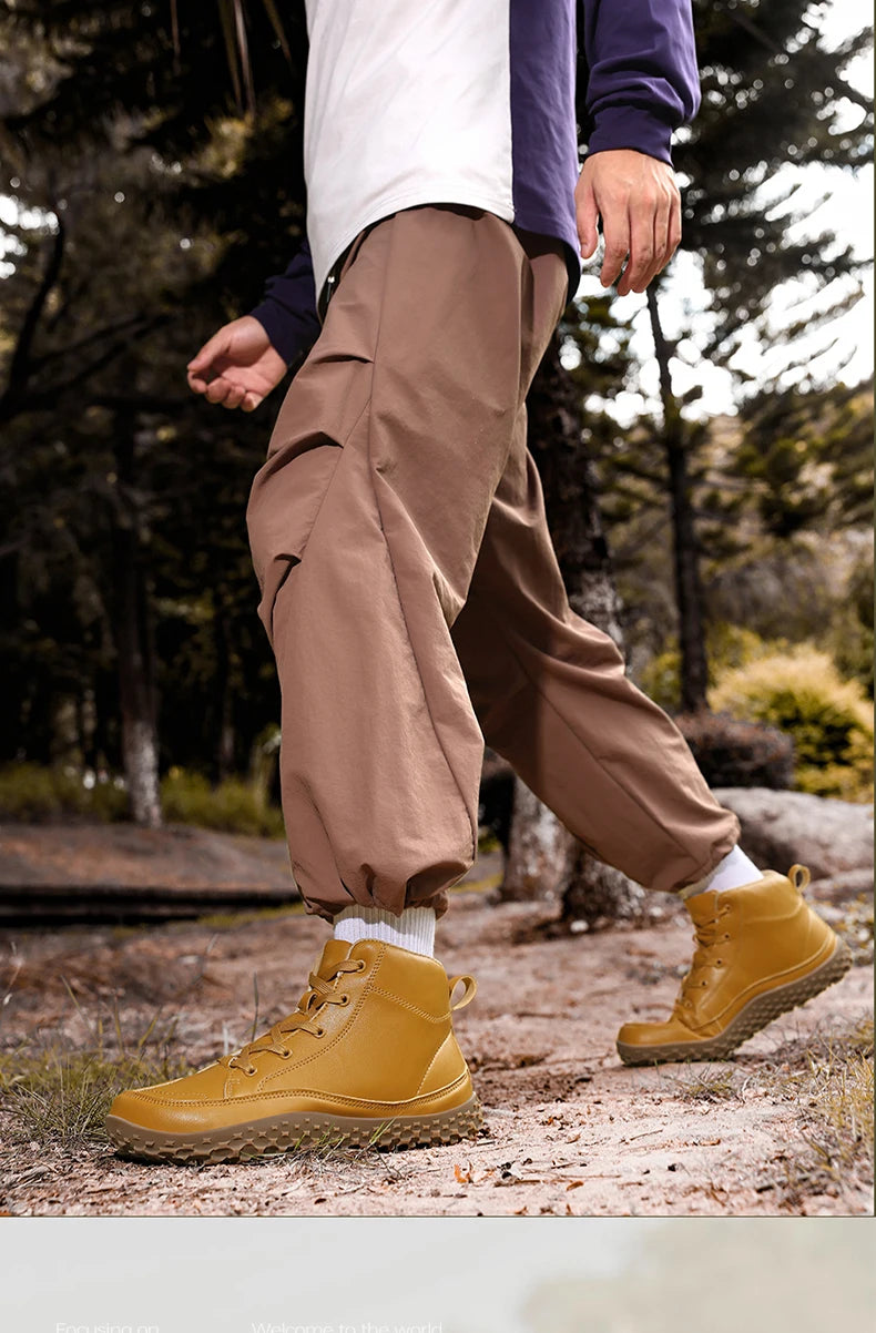 NEXT STREET Wide-Toe Mid Hiker Sneakers