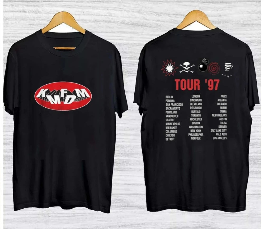 NEXT STREET KMFDM 1997 Symbol Tour TEE