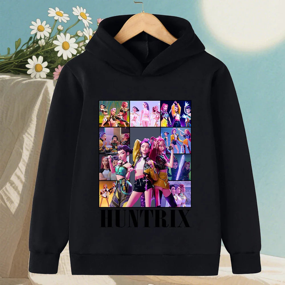 NEXT STREET Neon KPop Demon Hunter Hoodie