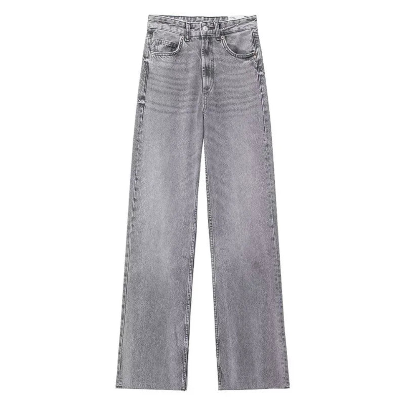 NEXT STREET Worn High Waist Jeans