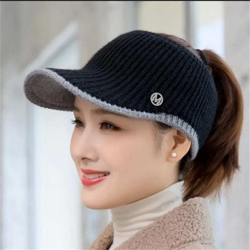 NEXT STREET Thermal Visor Knit Cap Hat