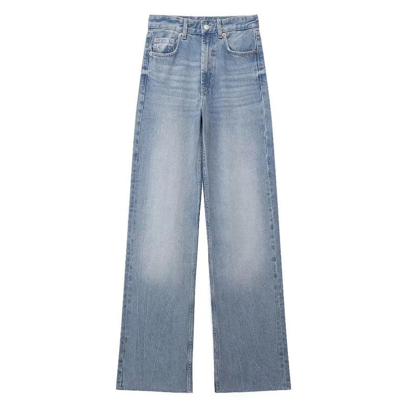 NEXT STREET Worn High Waist Jeans