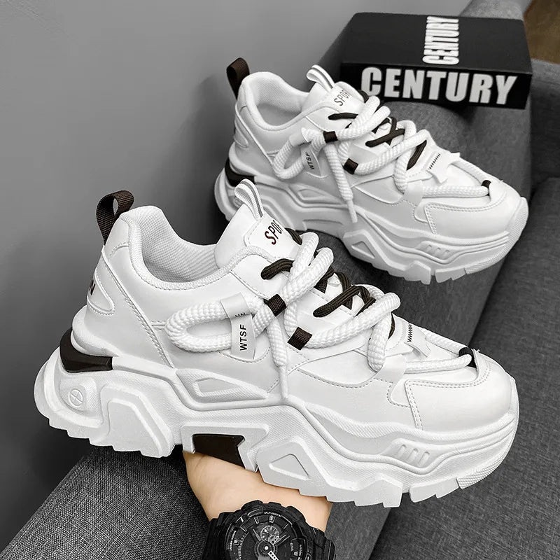 NEXT STREET White Platform Sneakers