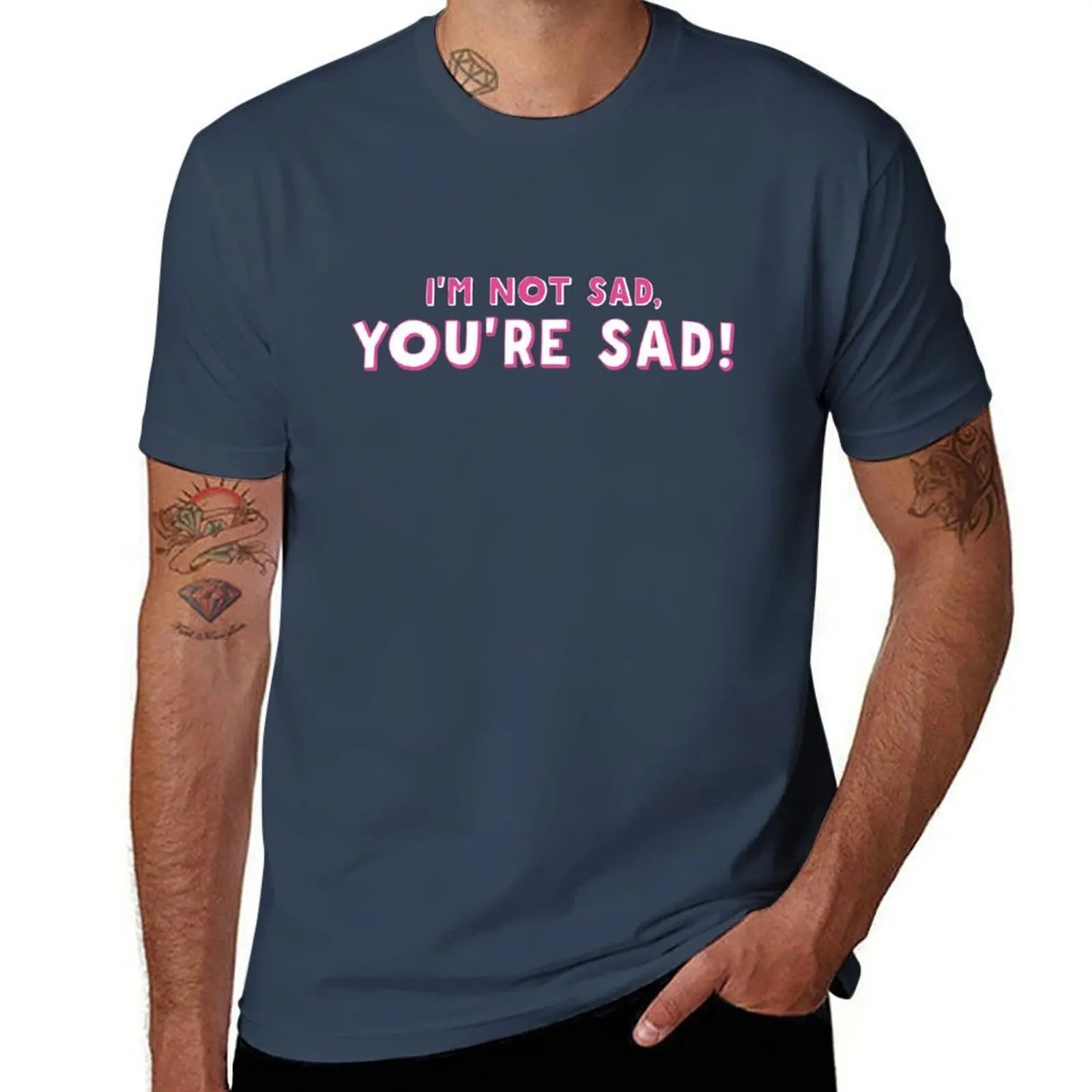 NEXT STREET Static Sad Graphic TEE