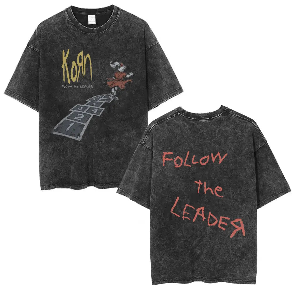 NEXT STREET Korn Distressed Tour TEE