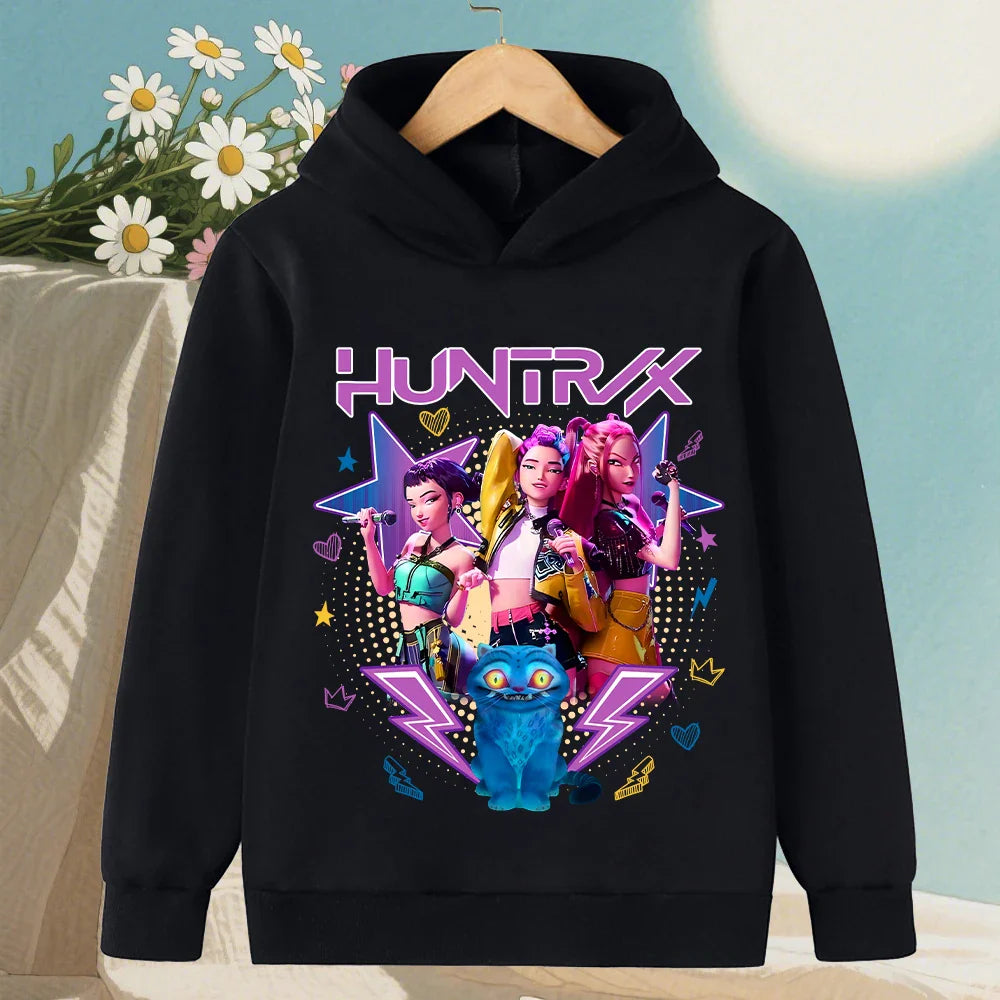 NEXT STREET Neon KPop Demon Hunter Hoodie
