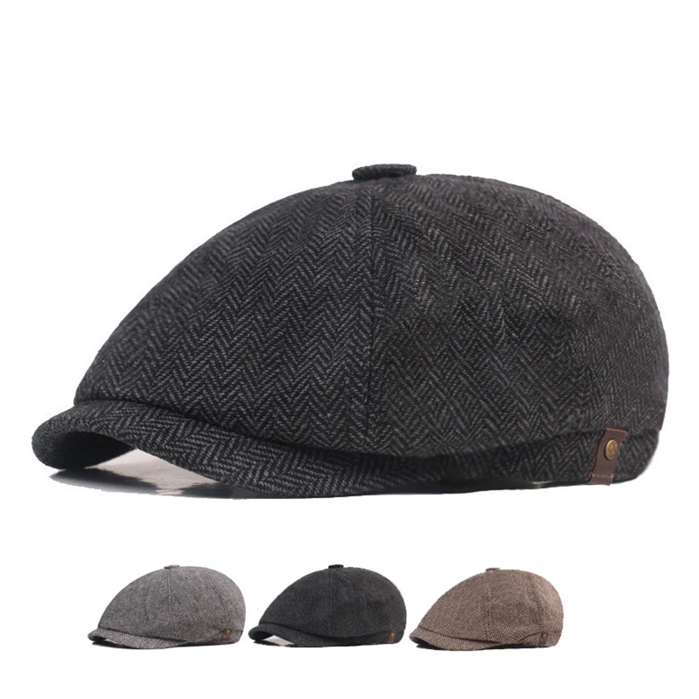 NEXT STREET Octagonal Newsboy Hat