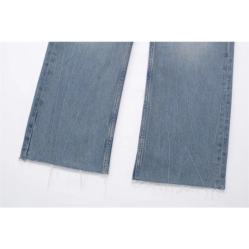 NEXT STREET Worn High Waist Jeans