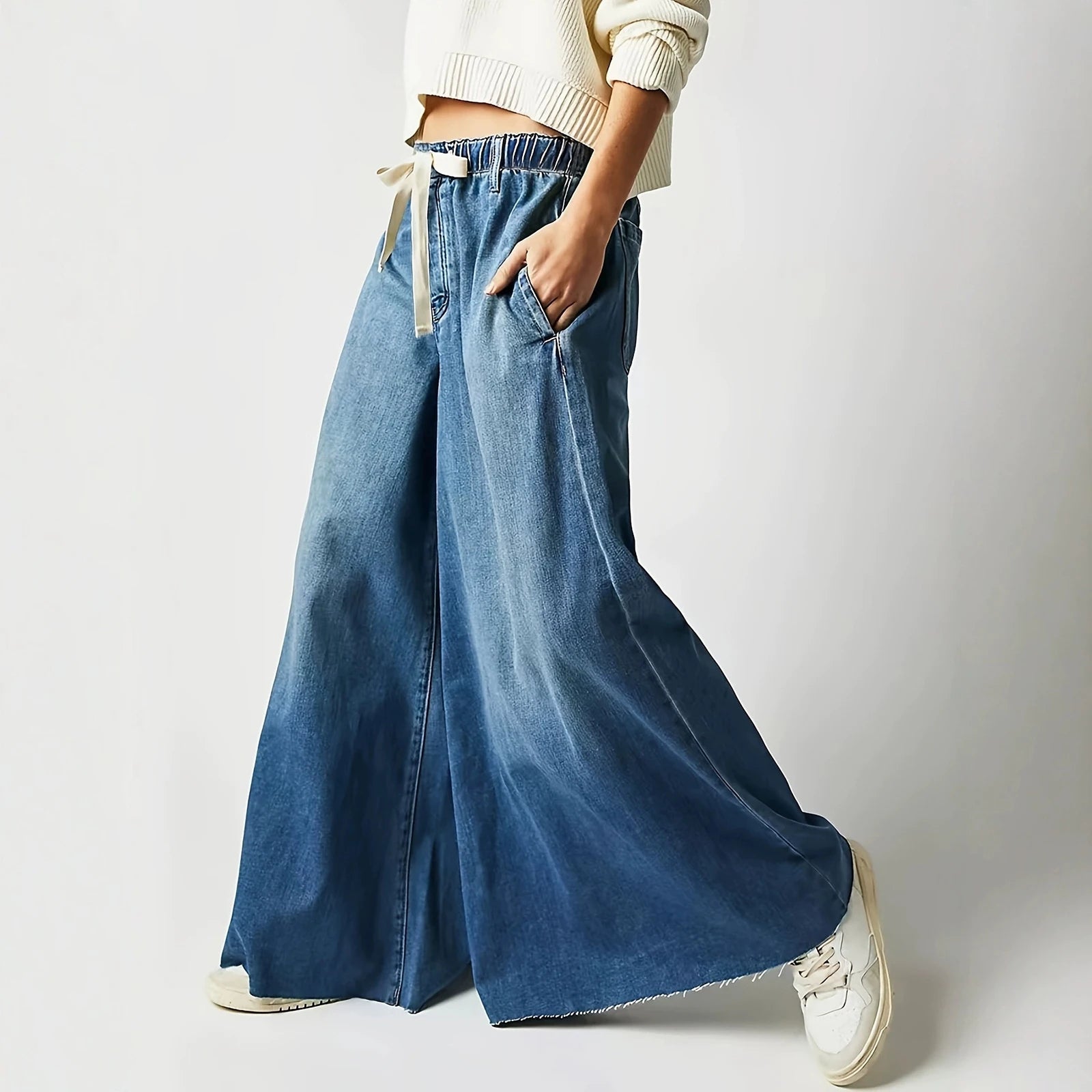 NEXT STREET High-Waist Wide Leg Jeans