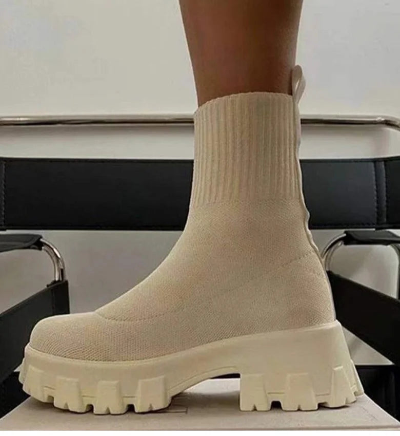 NEXT STREET Gravity Knit Platform Sneakers