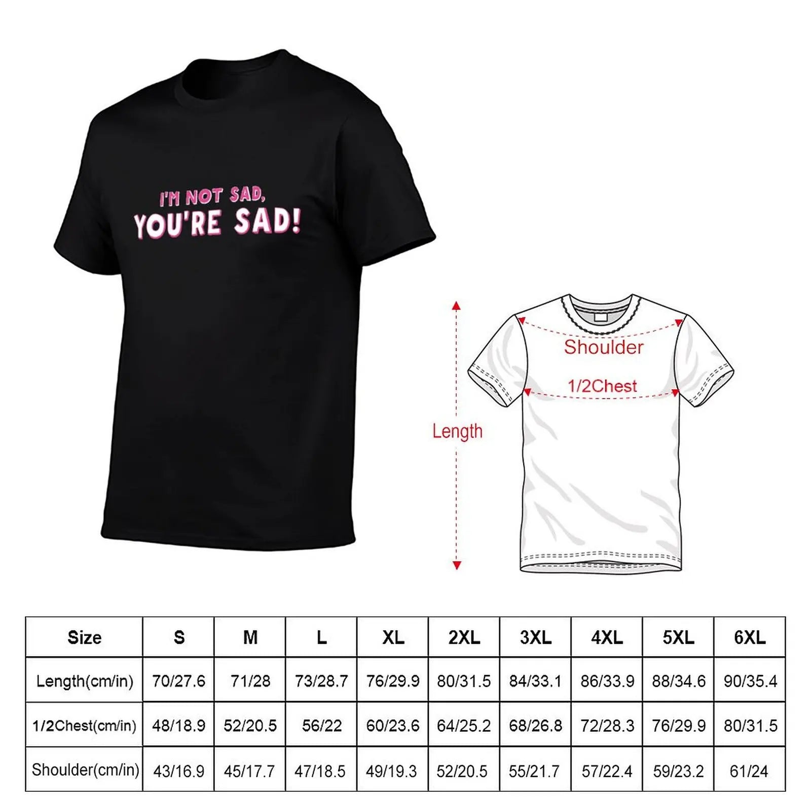 NEXT STREET Static Sad Graphic TEE