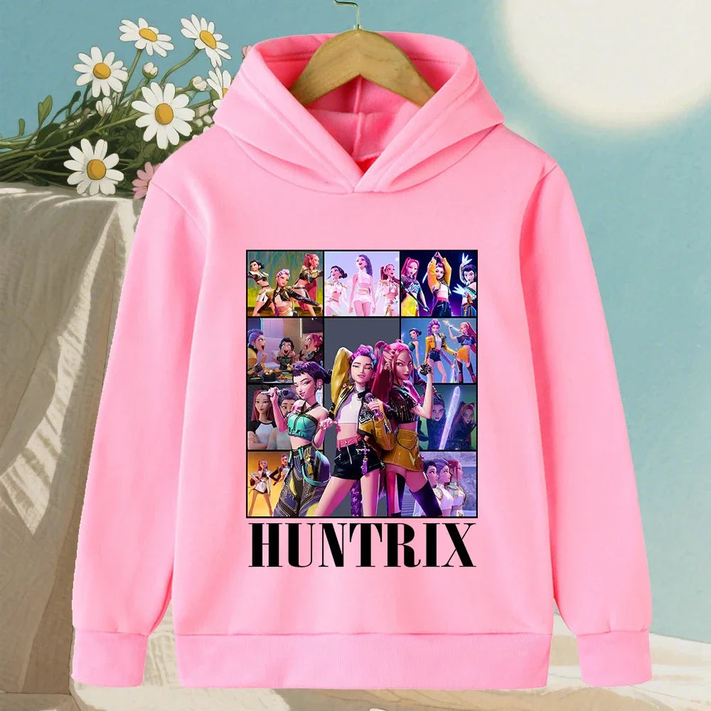 NEXT STREET Neon KPop Demon Hunter Hoodie