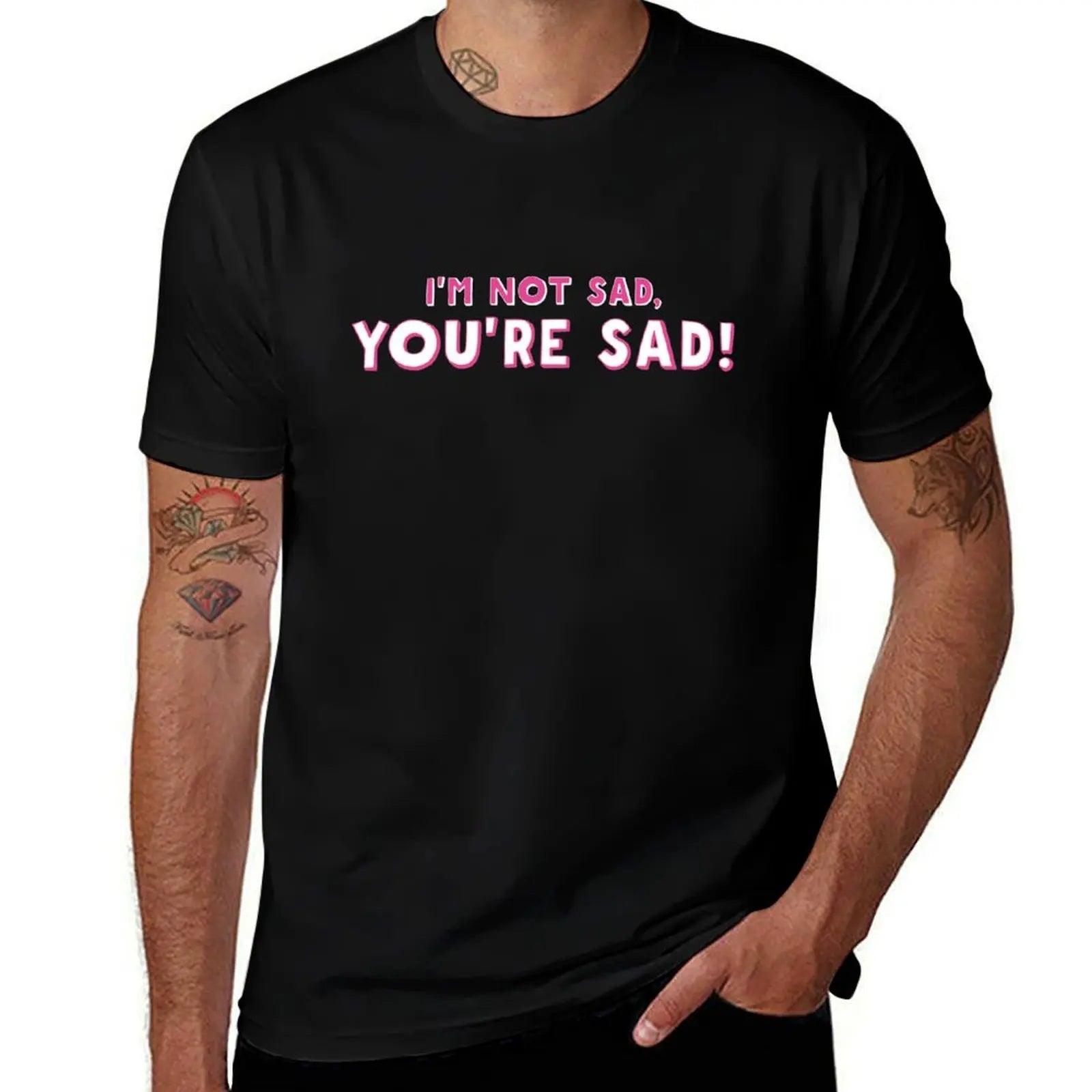 NEXT STREET Static Sad Graphic TEE