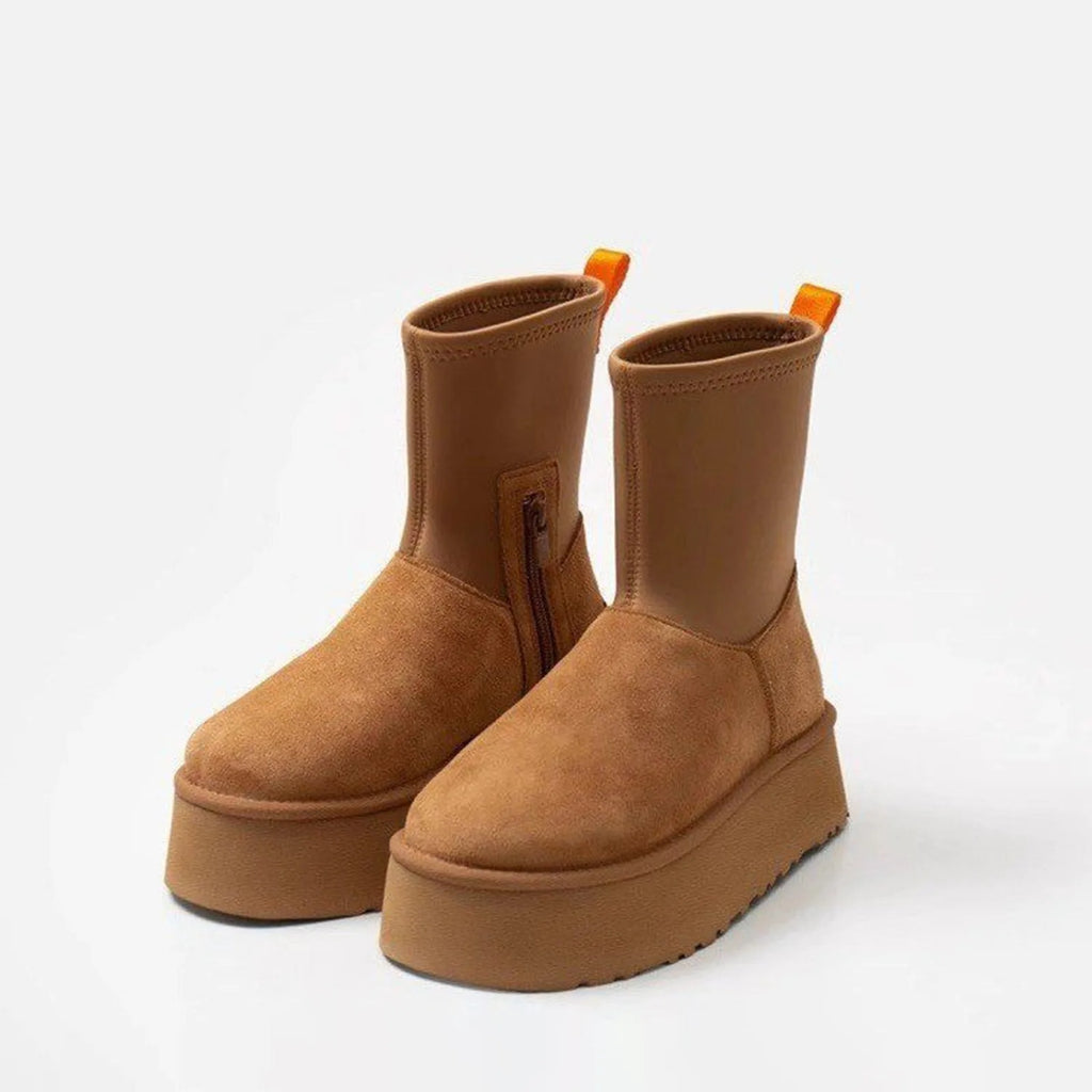 NEXT STREET Velvet Ankle Snow Boots