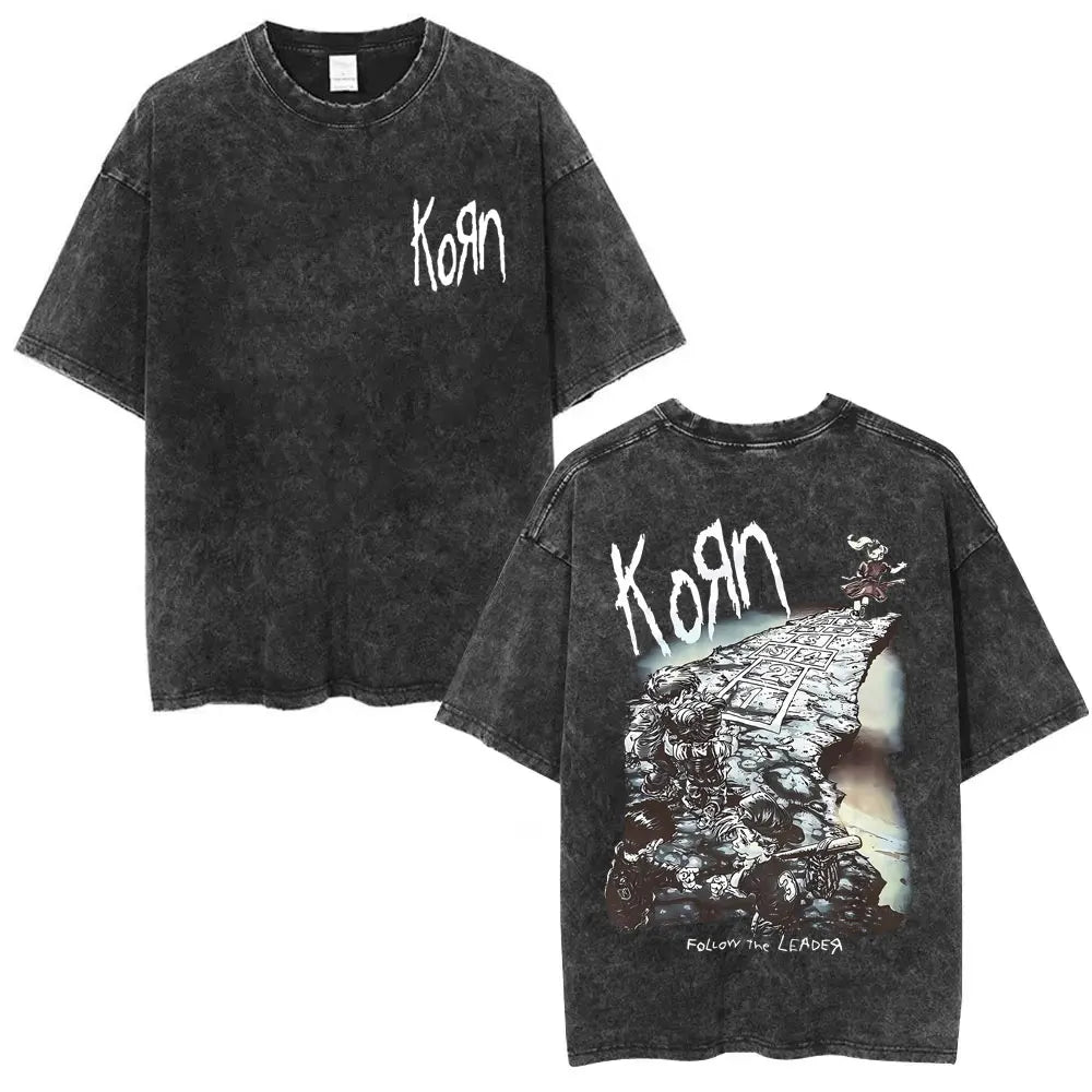 NEXT STREET Korn Distressed Tour TEE