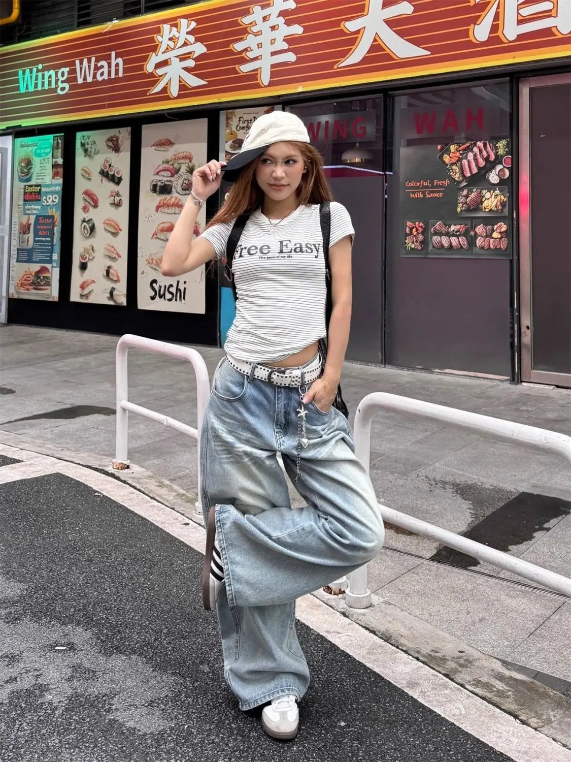 NEXT STREET Vintage Wide-Leg Jeans