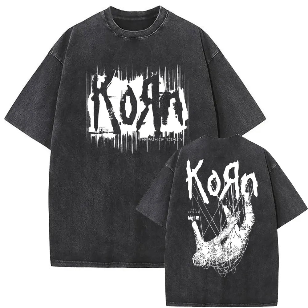 NEXT STREET Vintage Korn Graphic TEE